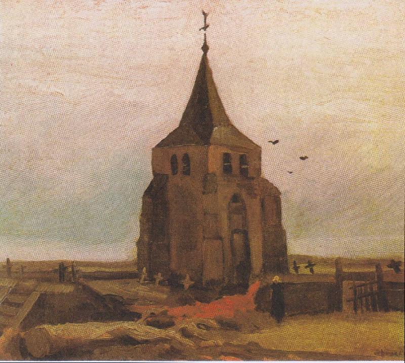 Vincent Van Gogh Old Church Tower at Nuenen oil painting image
